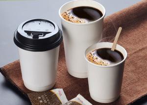 Wholesale 8oz 12oz Takeaway Coffee Cups Paper Drinking Cups with Plastic Cover from china suppliers