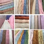 Fashion Polyester Chiffon Crepe Woven Fabric 80-120gsm Crepe Lining Material