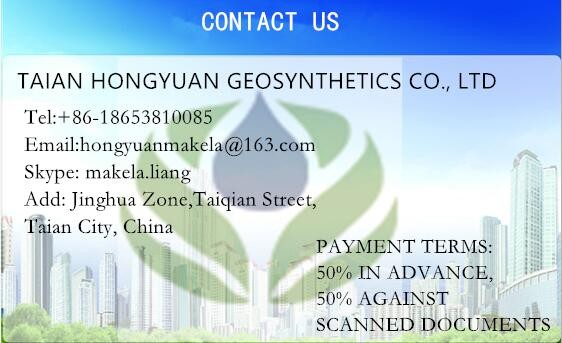 3500g-6500g Waterproof Membrane Bentoite Geotextile Liner GCL with 0.2mm HDPE Geomembrane