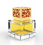 OEM ODM Luxury Special Square Zinc Alloy Perfume Bottle Cap Electroplating