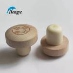 Wooden stopper for wine bottle Natural Wooden Cork Stopper Wine Bottle Stopper