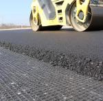 50KN 100KN Fiberglass Biaxial Geotextile Geogrid With Bitumen Coating