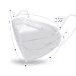 NB2834 3 Ply FFP2 Respirator Mask , White KN95 Disposable Protective Respirators