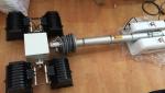 4x1000W lamps 2.5m height fire truck vehicle roof mount move lighting mast tower