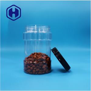 Wholesale Round Shaped Clear Plastic Wide Mouth Dried Food Candies Pepper Nuts Sugar Jars from china suppliers