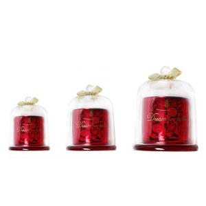 Wholesale Fashion Scented Jar Candle Soy Wax Carved Glass Domed Candle Jar For Home / Wedding from china suppliers