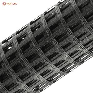 Wholesale Versatile Warp Knitting Polyester Geogrid 250-50kn for Railway Projects from china suppliers