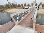 Anti-slip Surface Design Marina Floating Walkway Pontoon Aluminum Gangway For