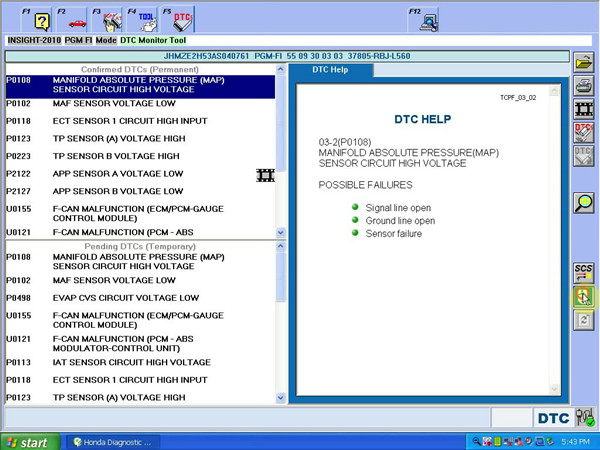 Honda HDS With Double Board Software 4