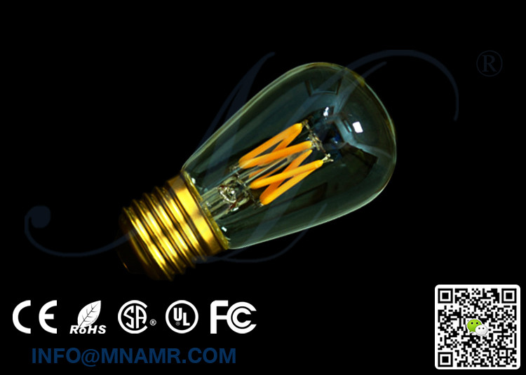 ST45 Edison LED Bulb 2200K 3W E26 E27 B22 Constant Current Warm White Event Party Lighting Decorations