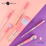 6pcs Makeup Brush Set Candy Makeup Brushes Colorful Transparent Brush Handle