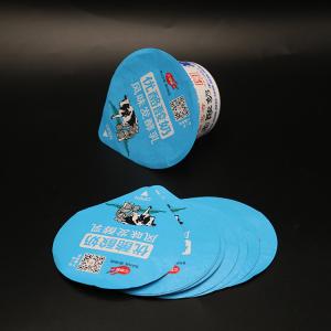 Wholesale 101mm Precut Aluminum Yogurt Foil Lid PP Lacquer Easy Peel For Beverage from china suppliers