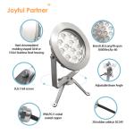 IP68 Outdoor LED Spot Light Stainless Steel DMX512 RGBW 12w for Underwater Use