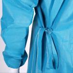 SMS Nonwoven Disposable Isolation Gowns , Unisex Disposable Dressing Gowns