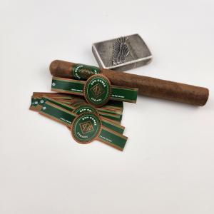 Wholesale Customzied Shape Paper Cigar Label Printing Embossed Foil Stickers Cigar Ring Band Labels Gold Foil from china suppliers