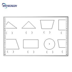 Wholesale 86in Finger Touch IR Interactive Whiteboard For Schools 32768 X 32768 from china suppliers