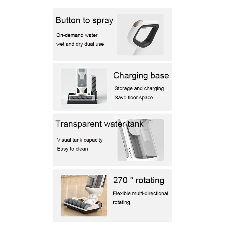 27V Private Mold Powerful Portable Vertical Wet Dry Cordless Wireless Vacuum Cleaner