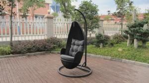 Wholesale Aluminum Frame And Black Rattan Swing Chair For Outdoor Garden from china suppliers