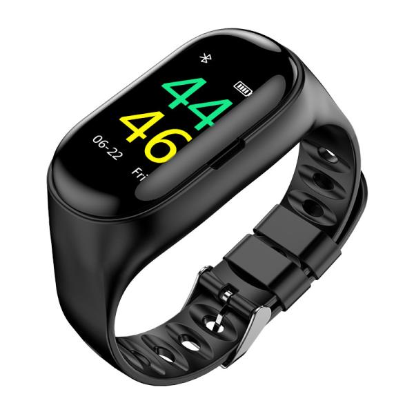 0.96 Inch 2 In 1 Smart Bracelet Band M1 T90 Smart Watch Wristband Heart Rate
