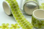 Heat resistant Green Flowers 42g Washi Tape Stickers