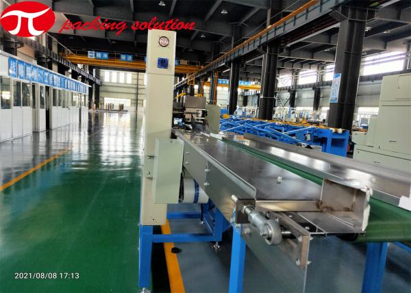 Automatic Steel Tube Packing Machine Stretch Film Wrapping Machine 200mm Dia
