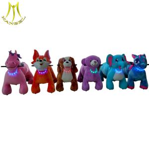 Wholesale Hansel naughty castle playground ride on plush animal electric scooter for sale from china suppliers