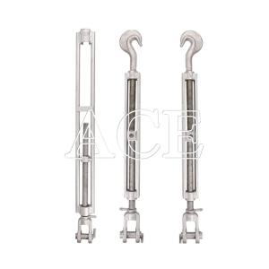 Wholesale 12.9-22.6KGS Hot Dip Galvanized DNV GL Certified Marine Container Lashing Equipment Lashing Turnbuckle with Hook from china suppliers