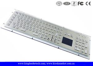 Wholesale Customizable Industrial Keyboard With Touchpad Stainless Steel Vandal Proof from china suppliers