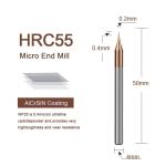 Carbide Micro End Mills And Short Flute Length Various Materials Machining