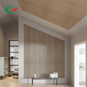 Wholesale Interior Wall Wooden Acoustic Panels Multipurpose Flameproof from china suppliers