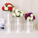 Table wedding centerpieces decorative flower vase pillar shape flower vase for