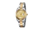 Sapphire Crystal Ladies Quartz Wristwatches Stainless Steel Solid Bracelet