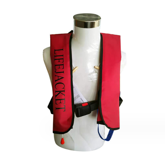 Portable Hanging Neck Inflatable Life Jacket TPU Nylon Auto Inflate Life Jacket