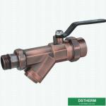 Hot Water 32mm PPR Brass Single Male Union Ball Valve