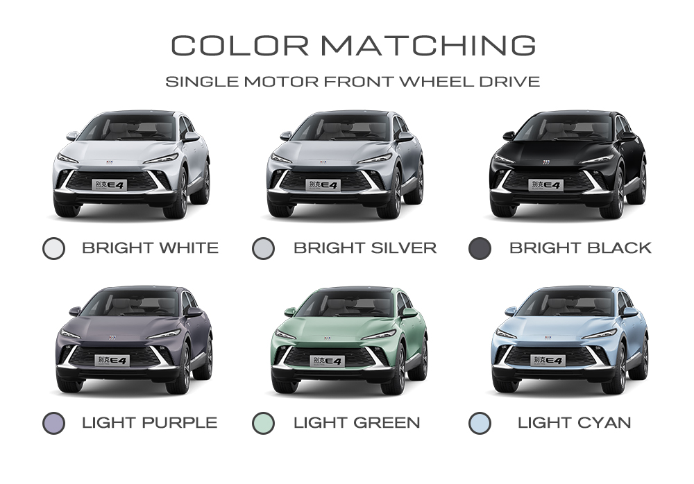 Energy Vehicle Discount Treatment Pure Electric B/uick E4 Electric Vehicle with Large Space and 530kWh Battery Capacity