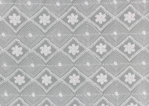 Wholesale White Embroidered Floral Lace Fabric Milk Silk Nylon Mesh Fabric For Wedding from china suppliers