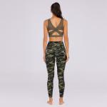 Dry fit Richee Womens Yoga Leggings Amry Green Camo Workout Pants