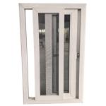 North American Modern Design PVC Sliding Window UPVC Plastic Sliding Glass