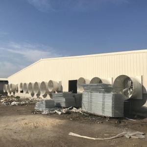 Wholesale Agricultural 1.1kw Galvanized Ventilation Exhaust Fan 6 Blades Cone Type from china suppliers