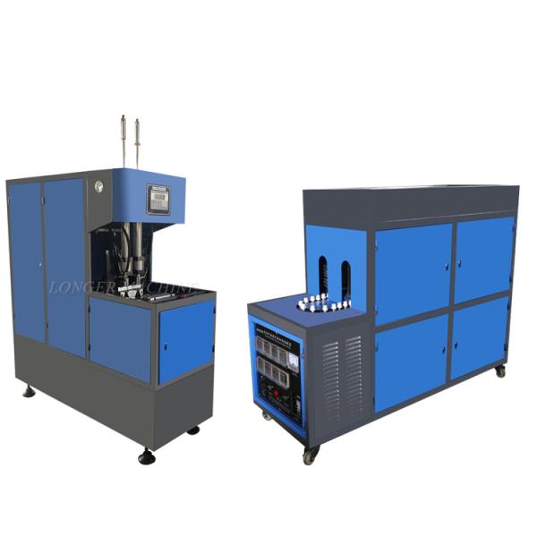 SMC Rotary Cylinder Semi Automatic PET Blowing Machine for Beverage Bottle