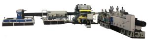 Wholesale Corrugated Pe Pipe Production Line , Plastic Pipe Extrusion Line Large Drainage Pipe from china suppliers