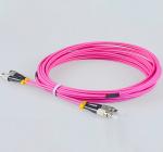 Length Can be customized SC/PC-FC/PC OM3 3.0mm aqua fiber optic patch cord