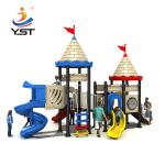 Galvanized Steel Trampoline Park Kids Playground Slide EN1176