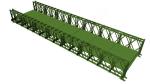 High Reliable Temporary Steel Pedestrian Q345B Prefabricated Steel Material
