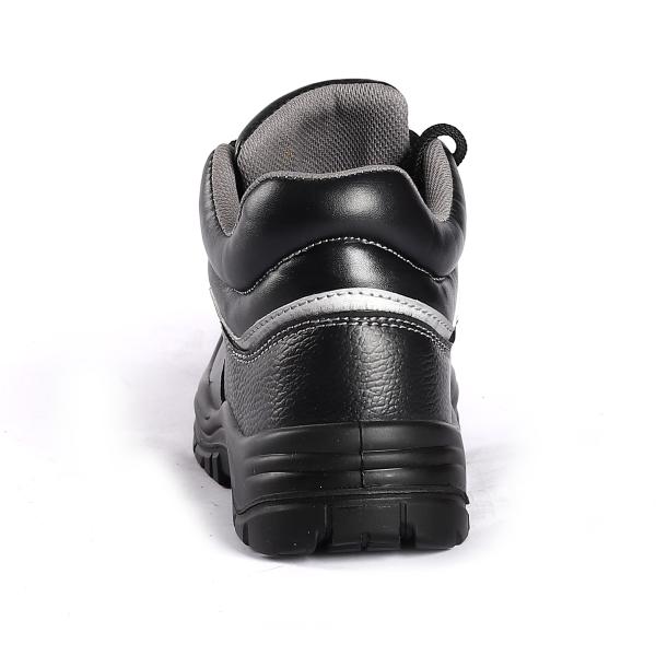 Embossed Genuine Leather Factory Steel Toe Safe Metal Protection OEM Worker Man Women Safety Shoes