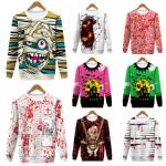 Halloween style mens printing sweatshirt