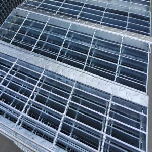 Wholesale Welded Type Metal Stair Tread Grating With Steel Checker Plate from china suppliers