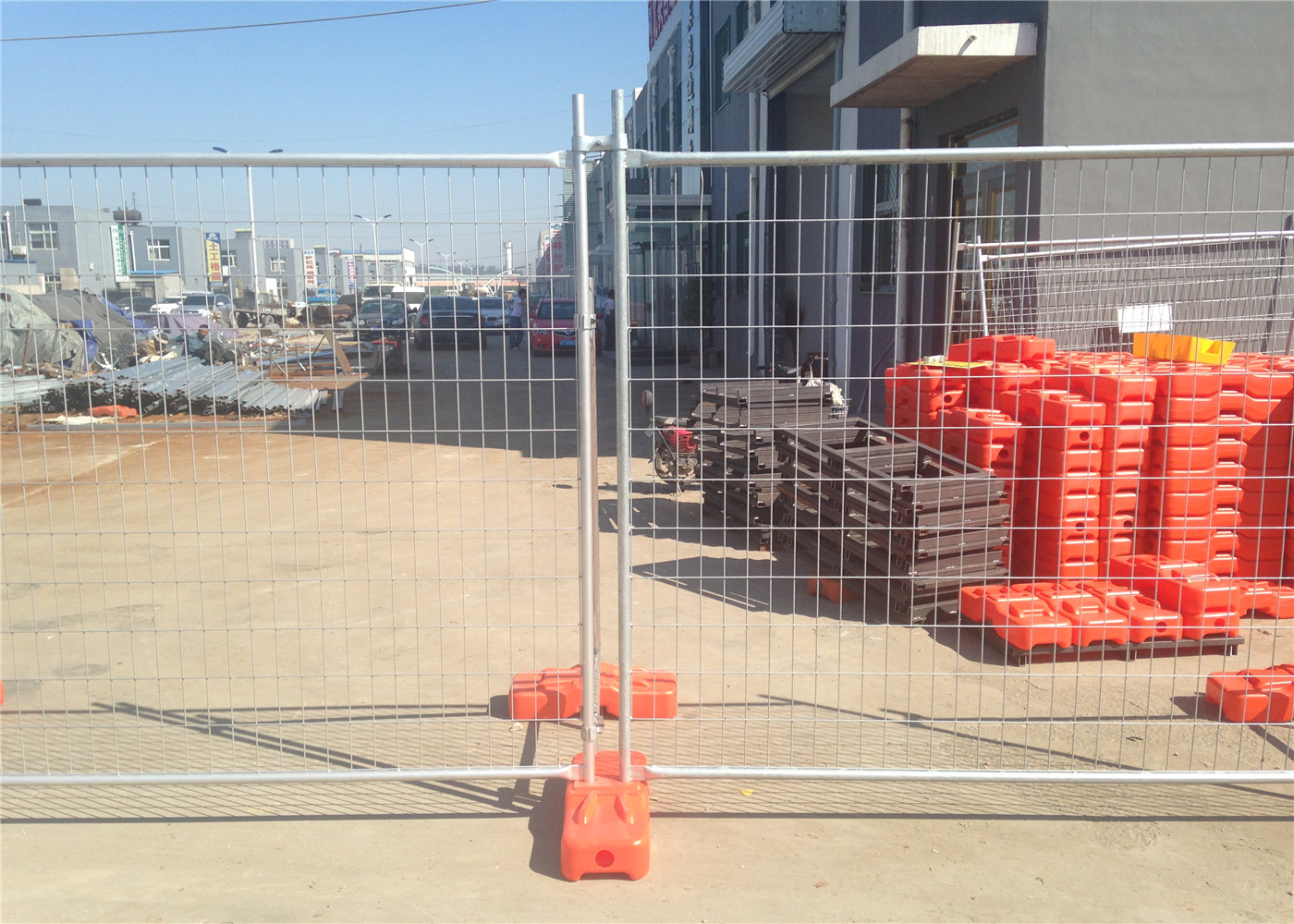 300gsm Galvanized Temporary Fence Temporary Safety Fencing For Swimming Pools