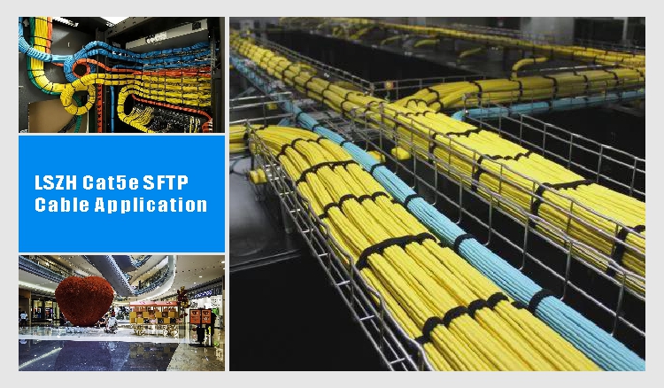 100MHz 500Ft CAT5E SFTP Cable 24AWG With Orange LSZH Jacket Wholesale Pricing Available