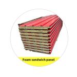 Water Resistant Rock Wool Board Color Steel Board Sandwich Foam Board With And
